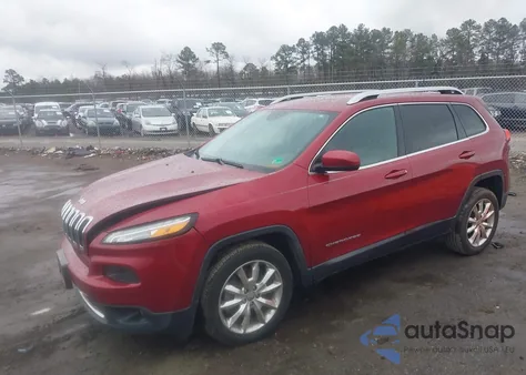 2014 Jeep Cherokee Limited z USA, uszkodzony, nr VIN 1C4PJLDB8EW205403